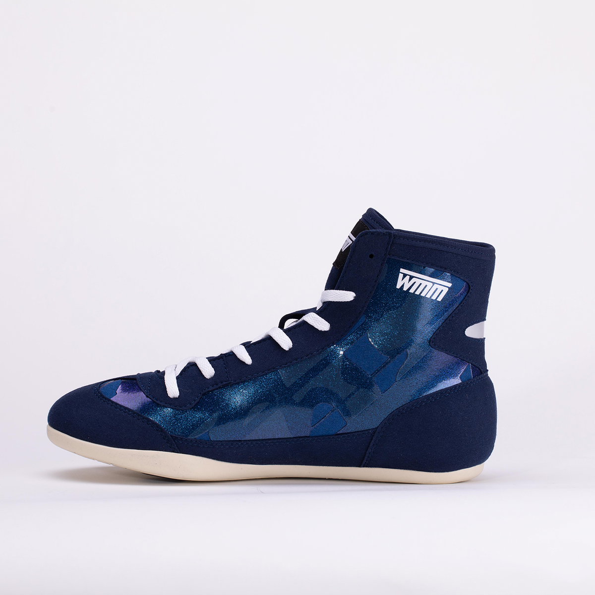 WMM FLEX Blue/Camo Wrestling shoe